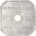 Coin, France, Société des Tramways d'Amiens, Amiens, 30 Centimes, 1922