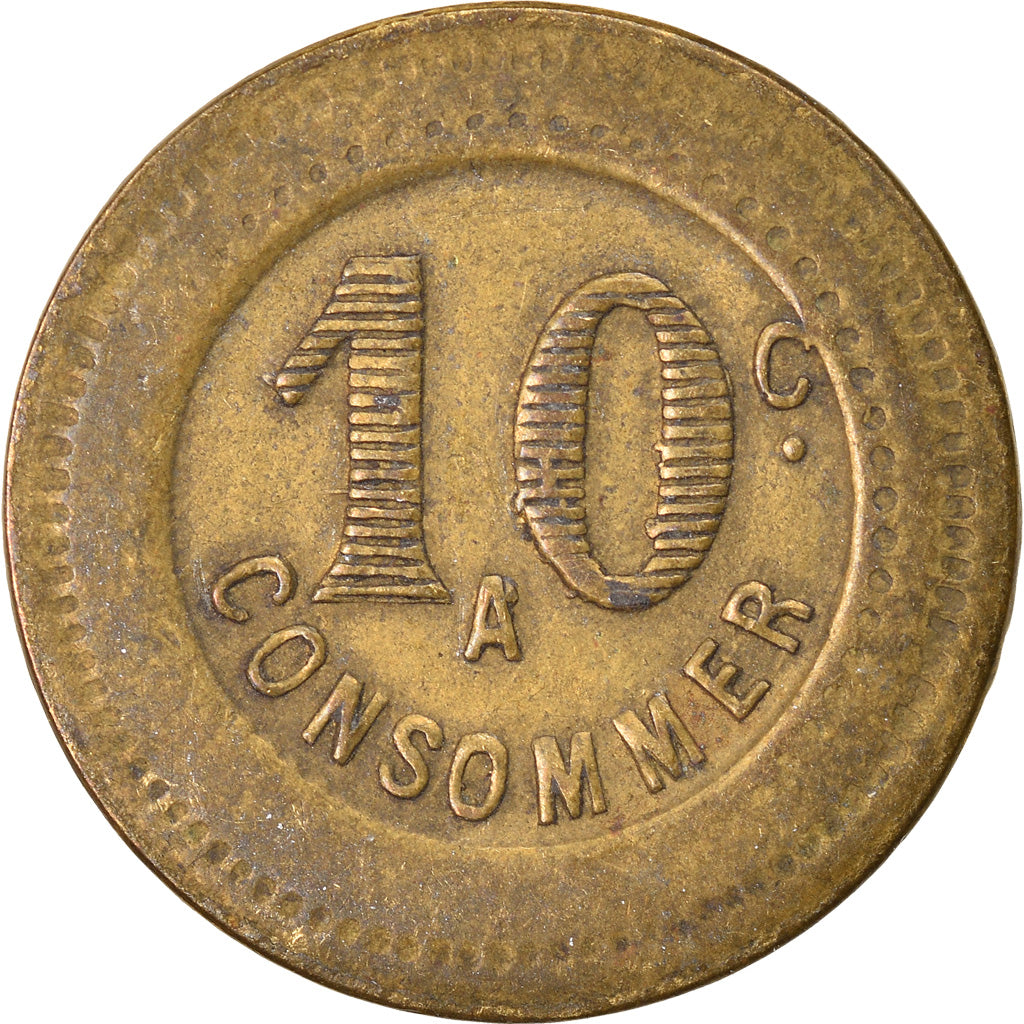 Francia, 10 Centimes, Token 