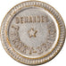 Francia, 30 Centimes, Token "à consommer", S.B.A.A, Demandez Fernet-Branca