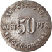 Moneta, Niemcy, Kriegsgefangenenlager, Nieder-Gruppe, 50 Pfennig, EF(40-45)