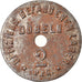 Münze, Deutschland, Offiziers Gefangenenlager, Döbeln, 2 Pfennig, SS, Iron