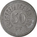 Munten, Duitsland, Kriegsgefangenenlager, Traunstein, 50 Pfennig, ZF, Zinc