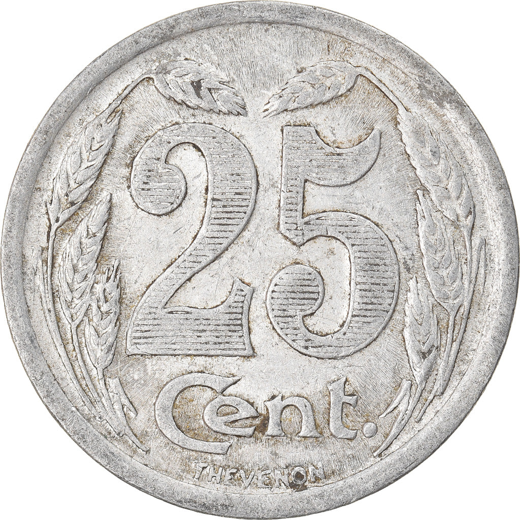 Coin, France, Chambre de Commerce, Evreux, 25 Centimes, 1921, EF(40-45)