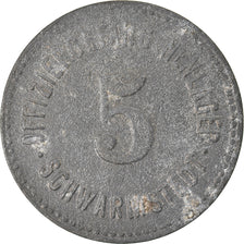 Monnaie, Allemagne, Offizier Gefangenenlager, Schwarmstedt, 5 Pfennig, TB+, Zinc