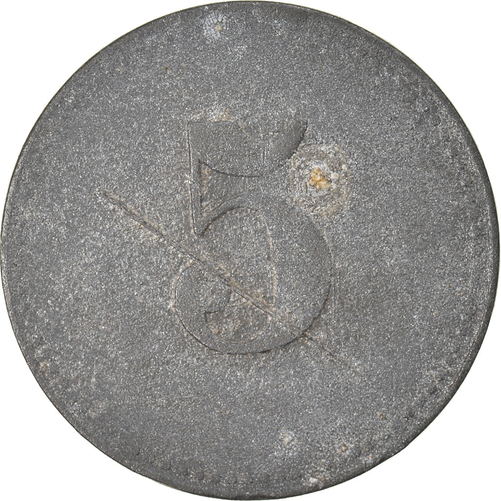 Monnaie, Allemagne, Offizier Gefangenenlager, Schwarmstedt, 5 Pfennig, TB+, Zinc