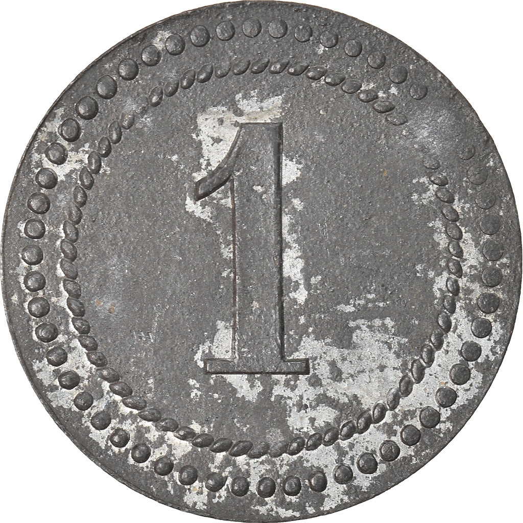 Moneta, Germania, Kriegsgefangenenlager, Danzig-Troyl, Pfennig, BB, Zinco