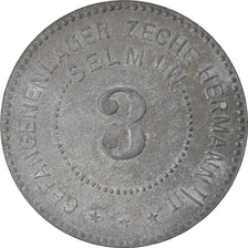 Monnaie, Allemagne, Gefangenenlager Zeche Hermann I/II, Selm, 3 Pfennig, TTB