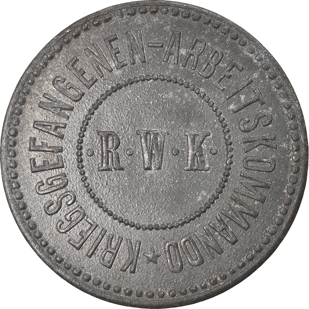 Monnaie, Allemagne, Kriegsgefangenen-Arbeitskommando R. W. K., 10 Pfennig, TTB
