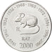Münze, Somalia, 10 Shillings / Scellini, 2000, UNZ, Nickel Clad Steel, KM:90