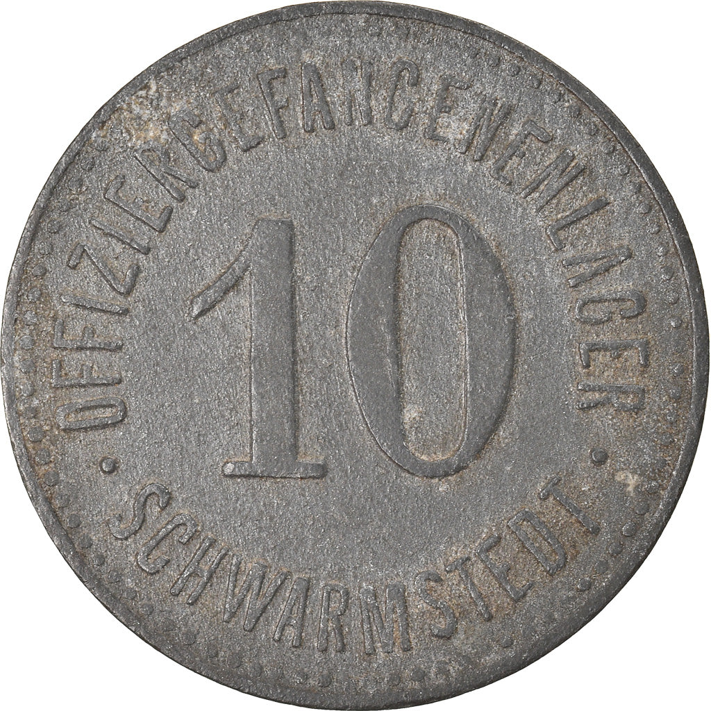 Monnaie, Allemagne, Offizier Gefangenenlager, Schwarmstedt, 10 Pfennig, TB+