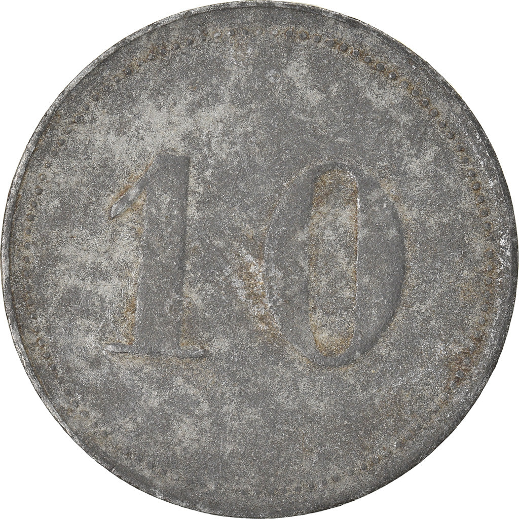Monnaie, Allemagne, Offizier Gefangenenlager, Schwarmstedt, 10 Pfennig, TB+