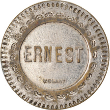 Francia, 50 Centimes, Token "à consommer", ERNEST, BB, Nickel plated brass