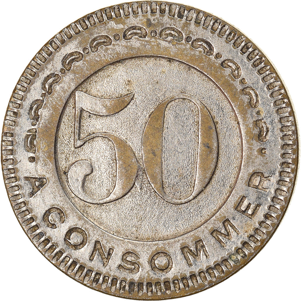 Francia, 50 Centimes, Token 