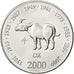 SOMALIA, 10 Shillings / Scellini, 2000, KM #91, MS(63), Nickel Clad Steel, 25,..