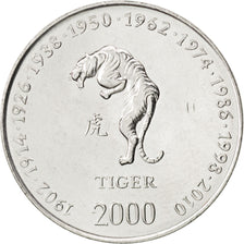 SOMALIA, 10 Shillings / Scellini, 2000, KM #92, MS(63), Nickel Clad Steel, 25,..