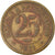Munten, Frankrijk, Etablissements OSSART, Montpellier, 25 Centimes, 1921, ZF