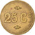 Coin, France, Uncertain Mint, 25 Centimes, Denomination on both sides