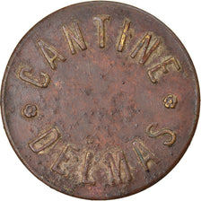 Moneta, Francia, Cantine Delmas, Laon, 50 Centimes, BB, Ottone