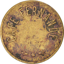Moneta, Francia, Café Fernande, Uncertain Mint, 5 Centimes, BB, Ottone