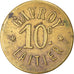 Münze, Frankreich, Gavroy Laitier, Uncertain Mint, 10 Centimes, SS, Messing