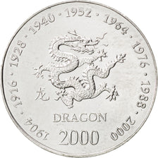 SOMALIA, 10 Shillings / Scellini, 2000, KM #94, MS(63), Nickel Clad Steel, 25,..