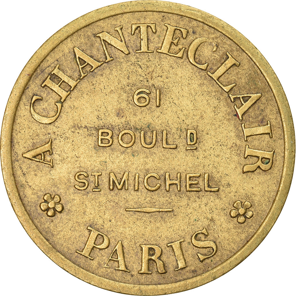 França, Token, Paris, A Chanteclair, Bon pour une Audition, EF(40-45), Latão