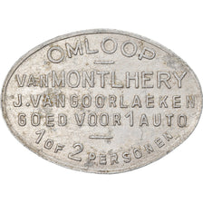 França, Token, Circuit de Montlhery, bon pour 1 Auto, AU(50-53), Alumínio