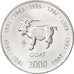 SOMALIA, 10 Shillings / Scellini, 2000, KM #97, MS(63), Nickel Clad Steel, 25,..