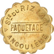 France, Jeton, Angoulême, Société du Riz La Croix, Paquetage, SUP+, Laiton