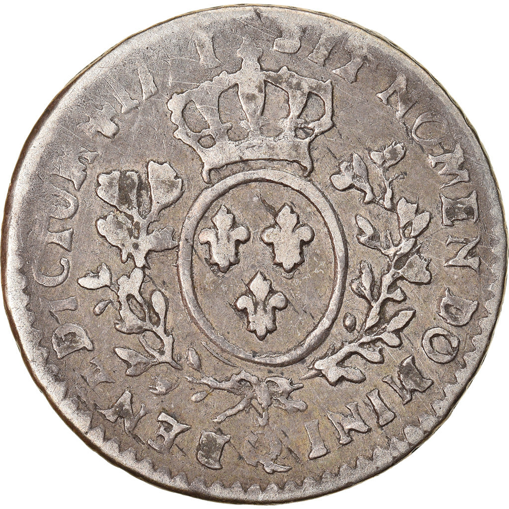 Münze, Frankreich, Louis XV, 1/10 Écu au bandeau, 1771, Perpignan, S+, Silber