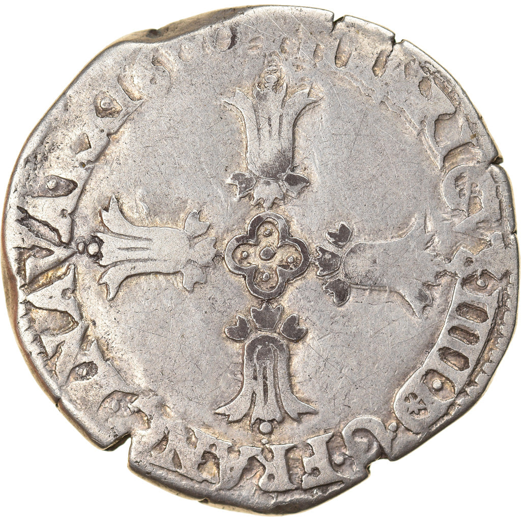 Monnaie, France, Henri IV, 1/4 Ecu, 1600, Bayonne, TB+, Argent, Sombart:4686