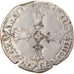 Monnaie, France, Henri IV, 1/4 Ecu, 1600, Bayonne, TB+, Argent, Sombart:4686