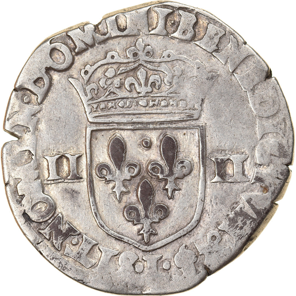 Monnaie, France, Henri IV, 1/4 Ecu, 1600, Bayonne, TB+, Argent, Sombart:4686