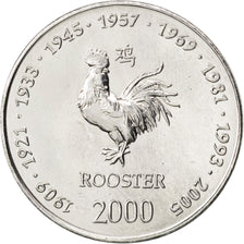 SOMALIA, 10 Shillings / Scellini, 2000, KM #99, MS(63), Nickel Clad Steel, 25,..