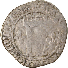 Münze, Frankreich, Charles VIII, Karolus or Dizain, Toulouse, S, Billon