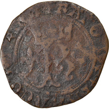 Monnaie, France, Charles VIII, Karolus or Dizain, Paris, Faux d'époque, TB