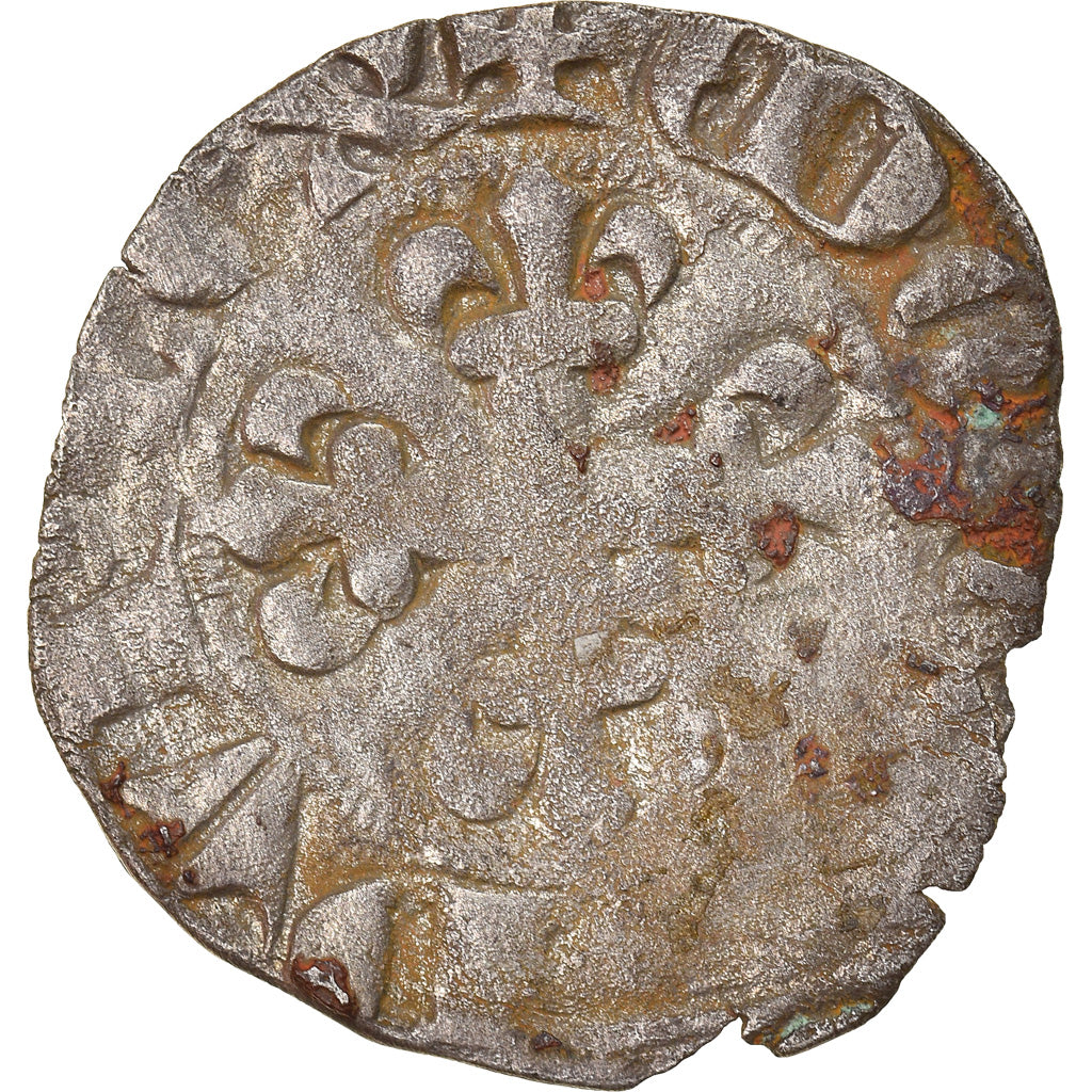 Moneta, Francia, Charles IV, Double Parisis, MB, Biglione, Duplessy:244c