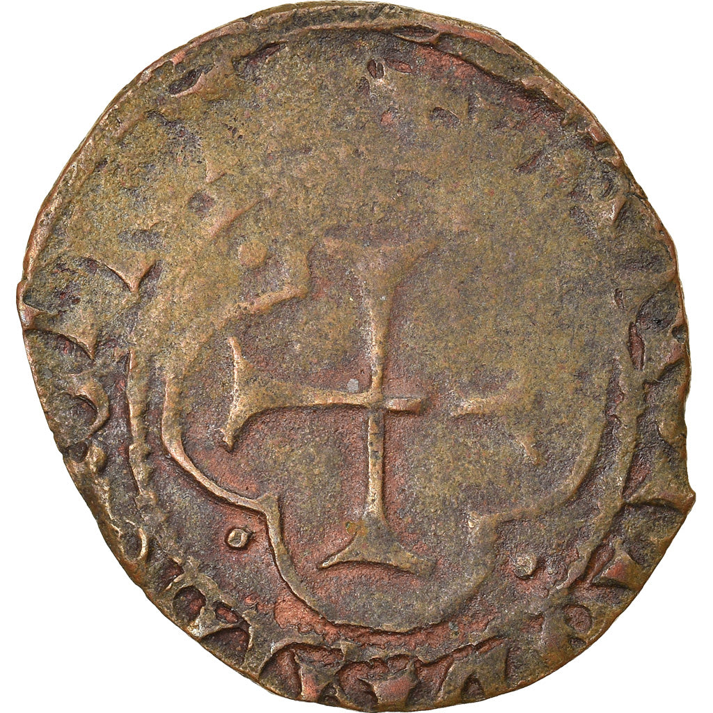 Münze, Frankreich, François Ier, Double Tournois, Uncertain Mint, S, Billon