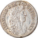 Monnaie, France, Louis XIV, 1/12 Écu au buste juvénile, 1662, Paris, Trou