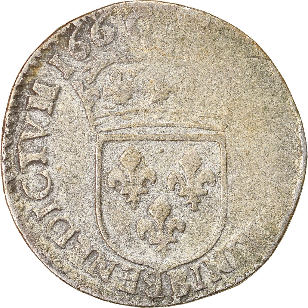 Moneda, Francia, Louis XIV, 1/12 Écu au buste juvénile, 1660, Rouen