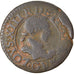 Monnaie, France, Louis XIII, Double Tournois, 1620, Poitiers, TB, Cuivre