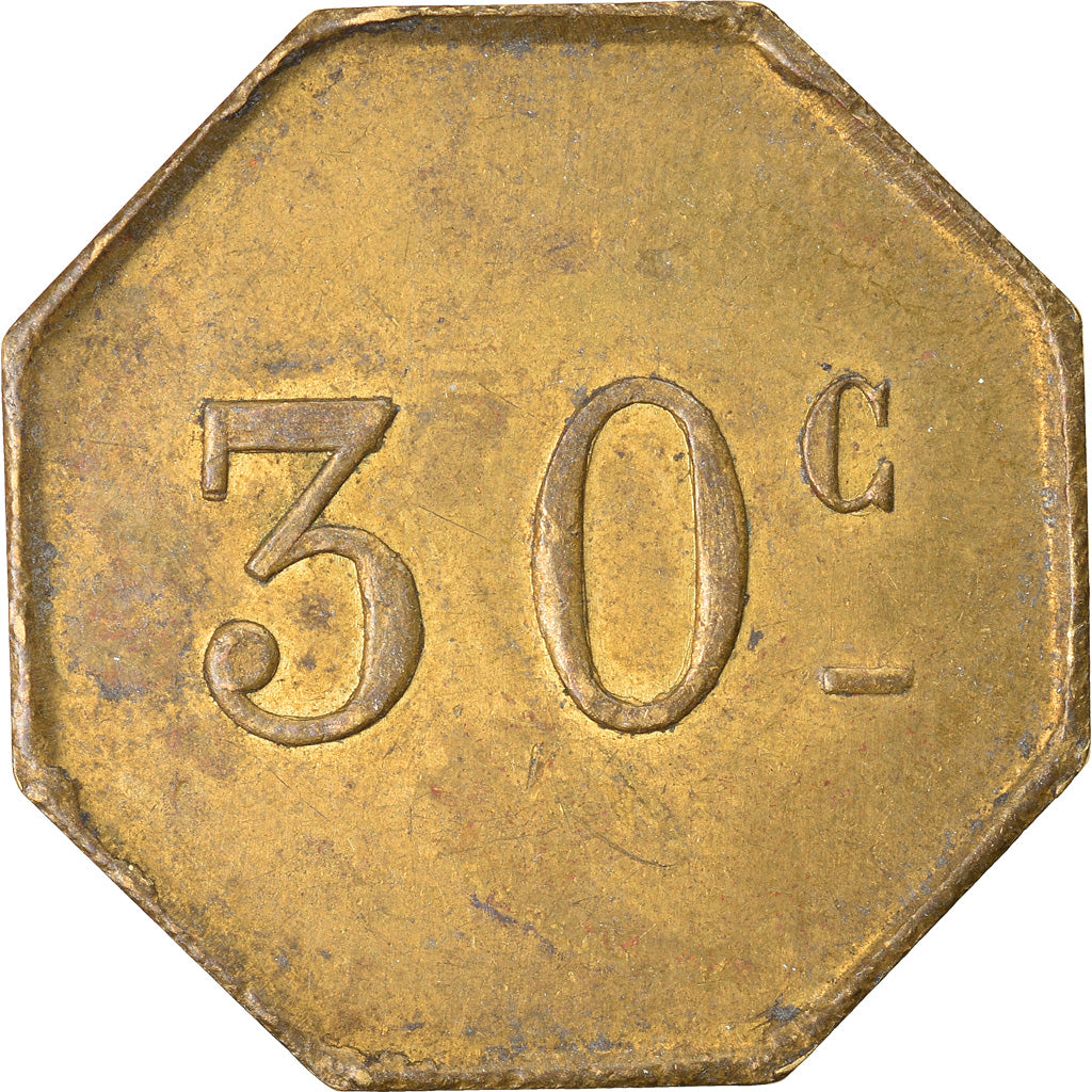 Coin, France, Uncertain Mint, 30 Centimes, Denomination on both sides