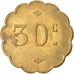 Moneta, Francia, Uncertain Mint, 30 Centimes, Denomination on both sides, BB+
