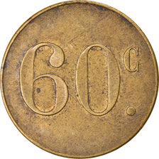 Monnaie, France, Atelier incertain, 60 Centimes, Valeur faciale des 2 côtés