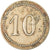 Moneda, Francia, Uncertain Mint, 10 Centimes, Denomination on both sides, MBC
