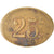 Munten, Frankrijk, Uncertain Mint, 25 Centimes, Denomination on both sides, ZF