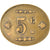 Münze, Frankreich, Uncertain Mint, 5 Centimes, Denomination on both sides, SS