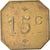 Coin, France, Uncertain Mint, 15 Centimes, Denomination on both sides