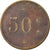 Moneda, Francia, Uncertain Mint, 50 Centimes, Denomination on both sides, BC+