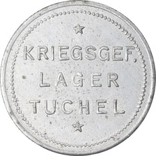 Monnaie, Allemagne, Kriegsgefangenenlager, Tuchel, 10 Pfennig, SUP+, Zinc